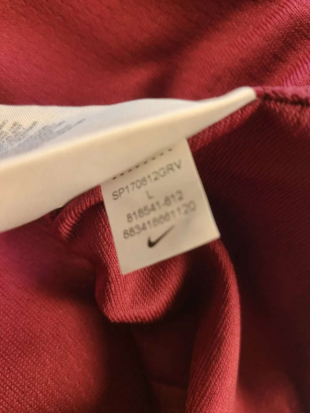 Nike Shirt Men's L Red & White